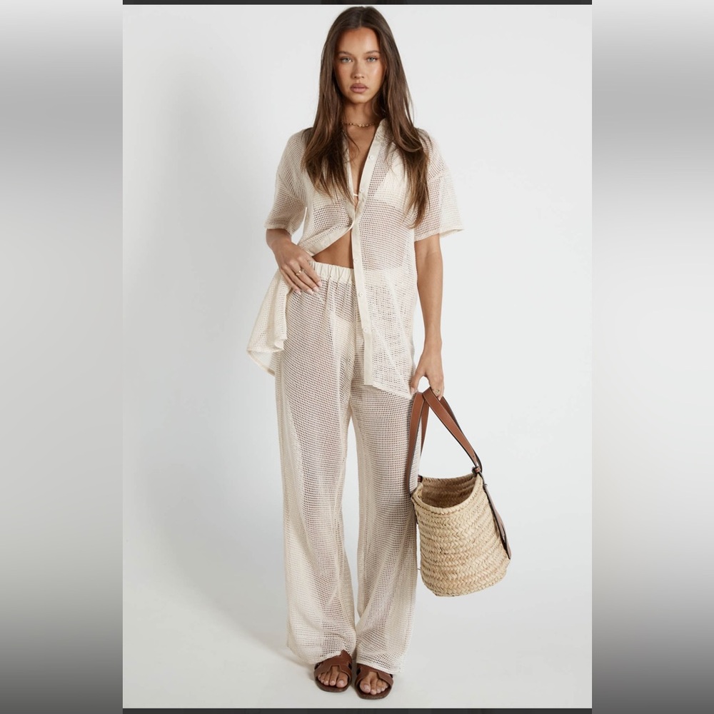 Elegant Cream Women's Set